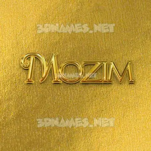 mozim in All Gold style - 3D name wallpaper mozim in All Gold style - 3D name wallpaper