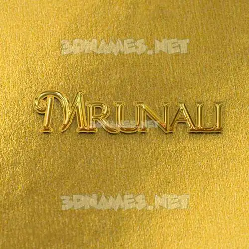 mrunali in All Gold style - 3D name wallpaper mrunali in All Gold style - 3D name wallpaper