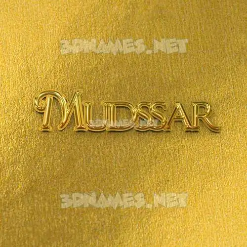 mudssar in All Gold style - 3D name wallpaper mudssar in All Gold style - 3D name wallpaper