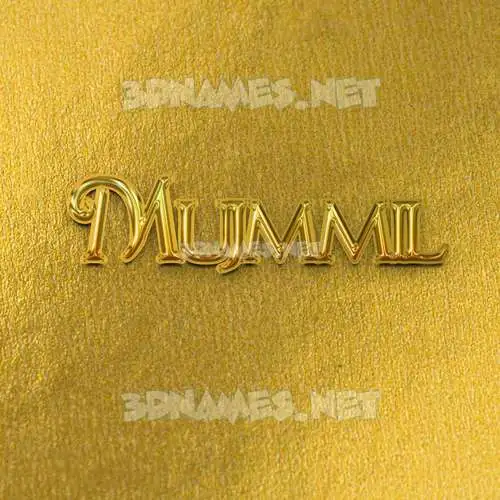 mujmmil in All Gold style - 3D name wallpaper mujmmil in All Gold style - 3D name wallpaper
