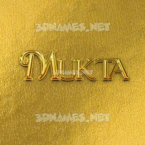 mukta in All Gold style - 3D name wallpaper mukta in All Gold style - 3D name wallpaper
