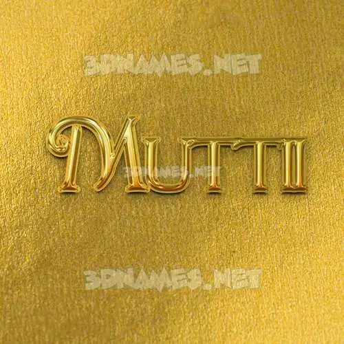 muttii in All Gold style - 3D name wallpaper muttii in All Gold style - 3D name wallpaper