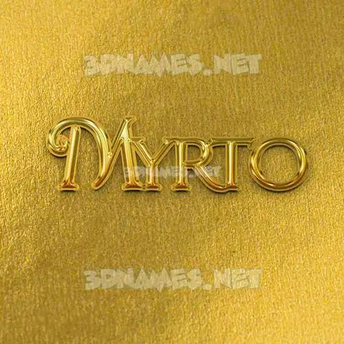 myrto in All Gold style - 3D name wallpaper myrto in All Gold style - 3D name wallpaper