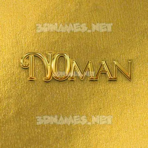 n0man in All Gold style - 3D name wallpaper n0man in All Gold style - 3D name wallpaper