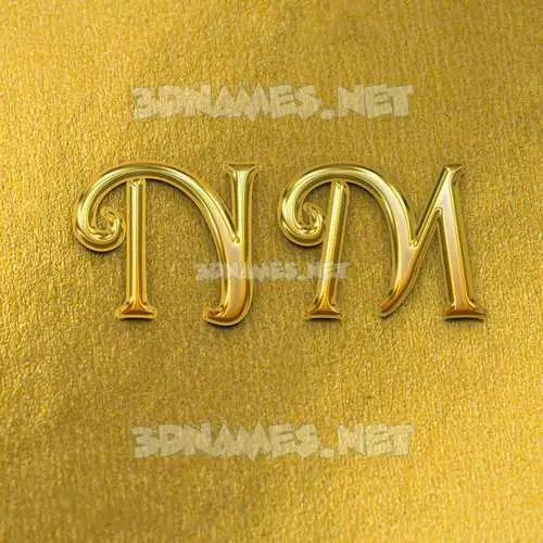 n m in All Gold style - 3D name wallpaper n m in All Gold style - 3D name wallpaper