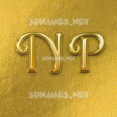 n p in All Gold style - 3D name wallpaper n p in All Gold style - 3D name wallpaper