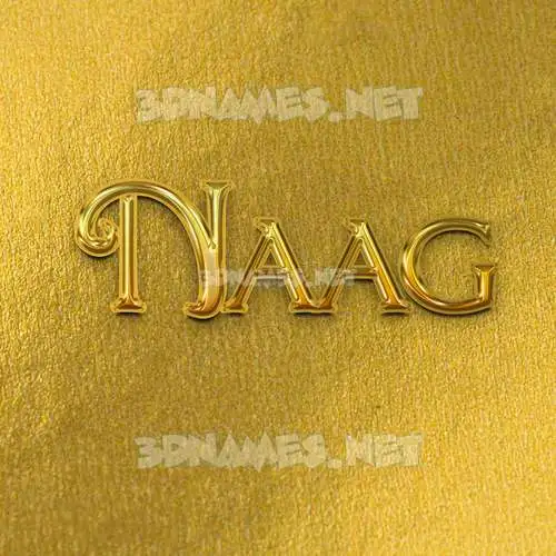 naag in All Gold style - 3D name wallpaper naag in All Gold style - 3D name wallpaper