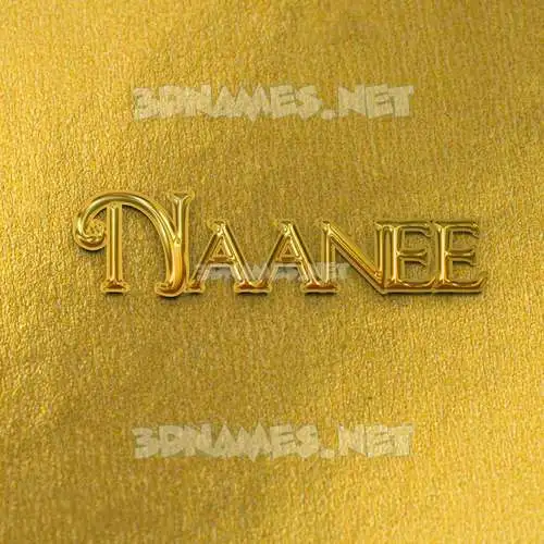 naanee in All Gold style - 3D name wallpaper naanee in All Gold style - 3D name wallpaper