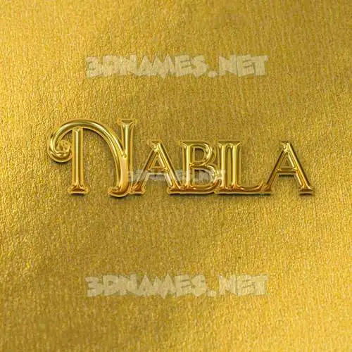 nabila in All Gold style - 3D name wallpaper nabila in All Gold style - 3D name wallpaper