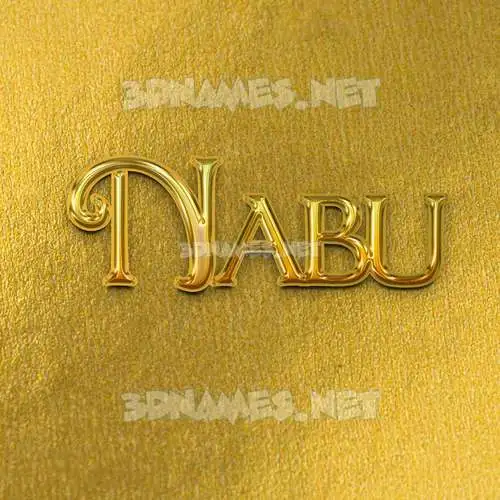 nabu in All Gold style - 3D name wallpaper nabu in All Gold style - 3D name wallpaper