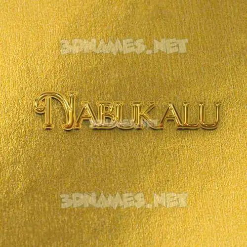 nabukalu in All Gold style - 3D name wallpaper nabukalu in All Gold style - 3D name wallpaper