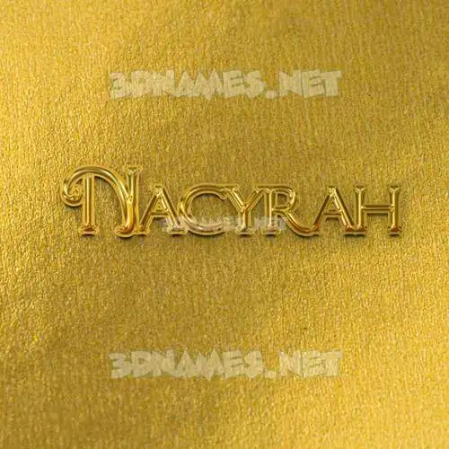nacyrah in All Gold style - 3D name wallpaper nacyrah in All Gold style - 3D name wallpaper