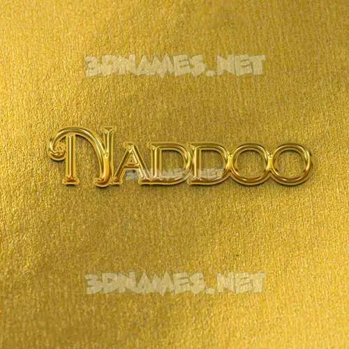 naddoo in All Gold style - 3D name wallpaper naddoo in All Gold style - 3D name wallpaper