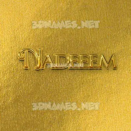 nadeeem in All Gold style - 3D name wallpaper nadeeem in All Gold style - 3D name wallpaper