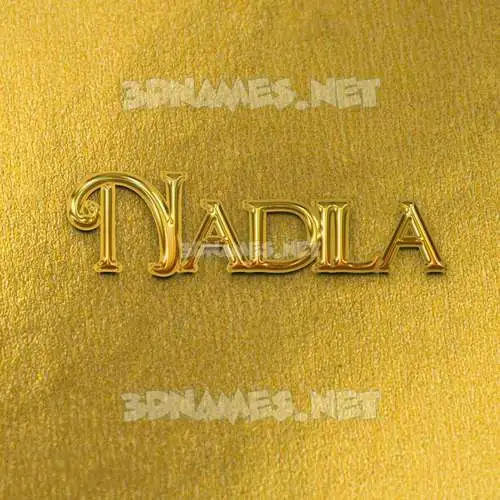 nadila in All Gold style - 3D name wallpaper nadila in All Gold style - 3D name wallpaper