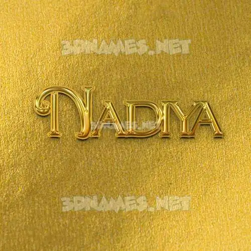 nadiya in All Gold style - 3D name wallpaper nadiya in All Gold style - 3D name wallpaper