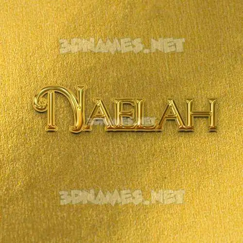 naelah in All Gold style - 3D name wallpaper naelah in All Gold style - 3D name wallpaper