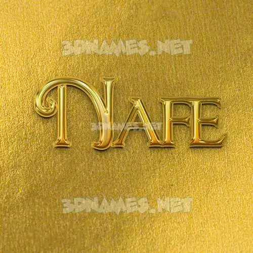 nafe in All Gold style - 3D name wallpaper nafe in All Gold style - 3D name wallpaper
