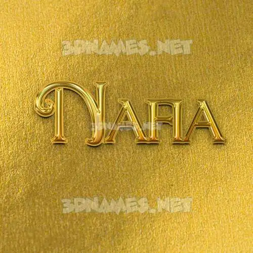 nafia in All Gold style - 3D name wallpaper nafia in All Gold style - 3D name wallpaper