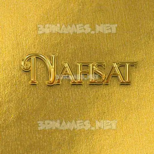 nafisat in All Gold style - 3D name wallpaper nafisat in All Gold style - 3D name wallpaper