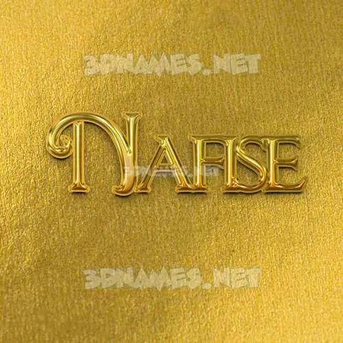 nafise in All Gold style - 3D name wallpaper nafise in All Gold style - 3D name wallpaper