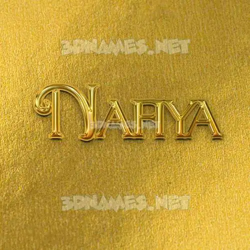 nafiya in All Gold style - 3D name wallpaper