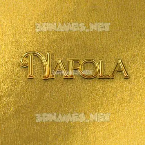 nafola in All Gold style - 3D name wallpaper nafola in All Gold style - 3D name wallpaper