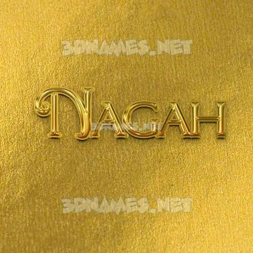 nagah in All Gold style - 3D name wallpaper nagah in All Gold style - 3D name wallpaper