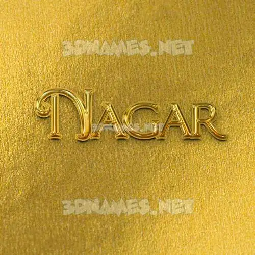 nagar in All Gold style - 3D name wallpaper nagar in All Gold style - 3D name wallpaper
