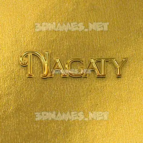 nagaty in All Gold style - 3D name wallpaper nagaty in All Gold style - 3D name wallpaper