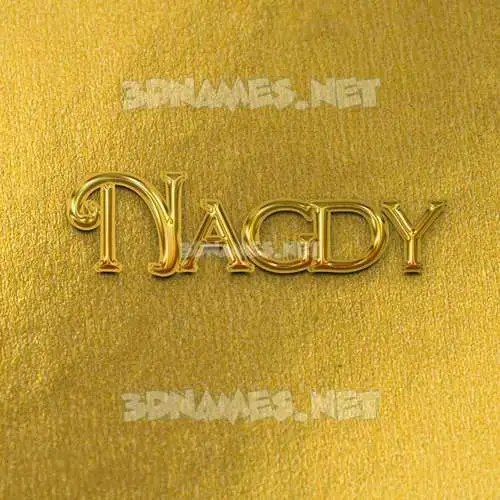 nagdy in All Gold style - 3D name wallpaper nagdy in All Gold style - 3D name wallpaper