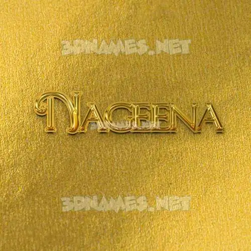 nageena in All Gold style - 3D name wallpaper nageena in All Gold style - 3D name wallpaper