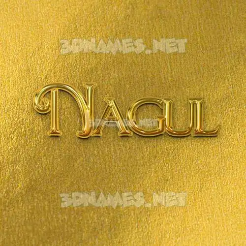 nagul in All Gold style - 3D name wallpaper nagul in All Gold style - 3D name wallpaper