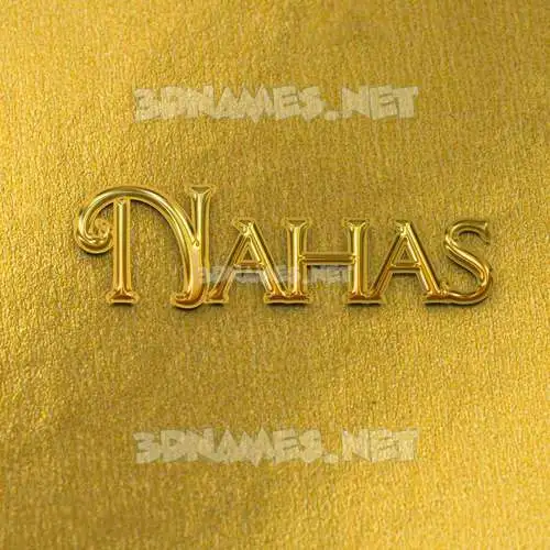 nahas in All Gold style - 3D name wallpaper nahas in All Gold style - 3D name wallpaper