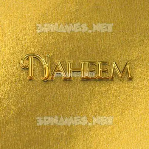 naheem in All Gold style - 3D name wallpaper naheem in All Gold style - 3D name wallpaper
