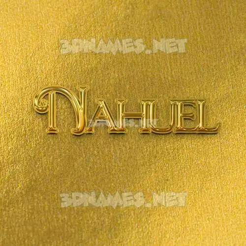 nahuel in All Gold style - 3D name wallpaper nahuel in All Gold style - 3D name wallpaper