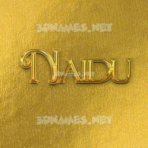 naidu in All Gold style - 3D name wallpaper naidu in All Gold style - 3D name wallpaper