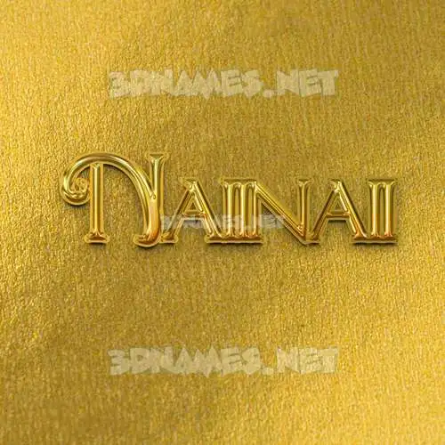 naiinaii in All Gold style - 3D name wallpaper naiinaii in All Gold style - 3D name wallpaper