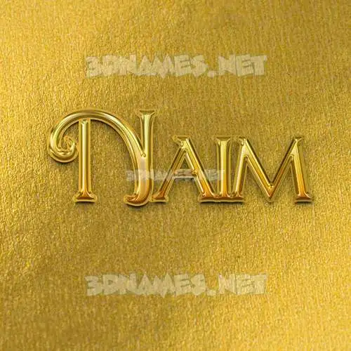naim in All Gold style - 3D name wallpaper naim in All Gold style - 3D name wallpaper