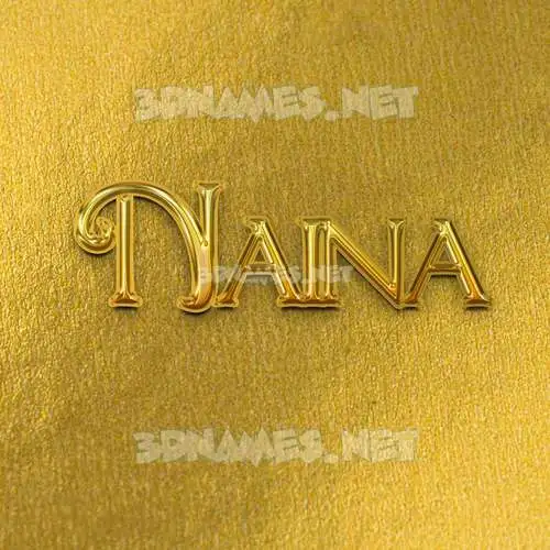 naina in All Gold style - 3D name wallpaper naina in All Gold style - 3D name wallpaper