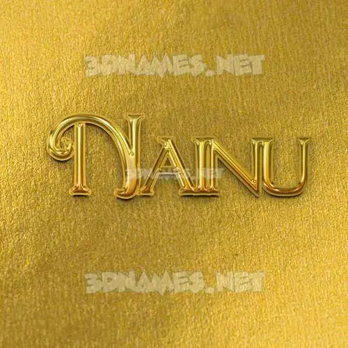 nainu in All Gold style - 3D name wallpaper nainu in All Gold style - 3D name wallpaper