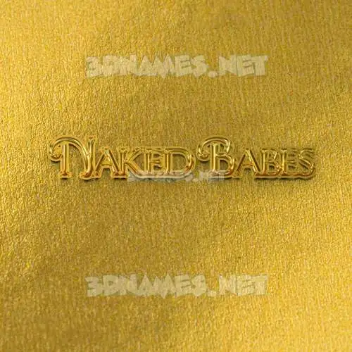 naked babes in All Gold style - 3D name wallpaper naked babes in All Gold style - 3D name wallpaper