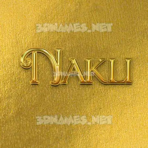 nakli in All Gold style - 3D name wallpaper nakli in All Gold style - 3D name wallpaper