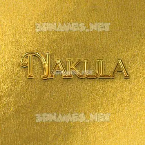 nakula in All Gold style - 3D name wallpaper nakula in All Gold style - 3D name wallpaper