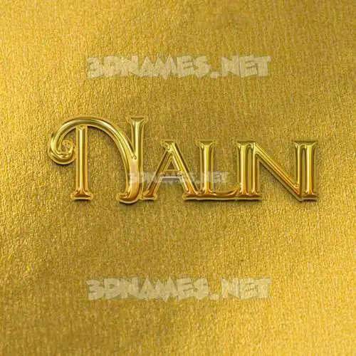 nalini in All Gold style - 3D name wallpaper nalini in All Gold style - 3D name wallpaper