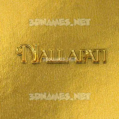 nallapati in All Gold style - 3D name wallpaper nallapati in All Gold style - 3D name wallpaper