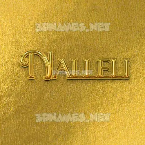 nalleli in All Gold style - 3D name wallpaper nalleli in All Gold style - 3D name wallpaper