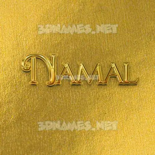 namal in All Gold style - 3D name wallpaper namal in All Gold style - 3D name wallpaper