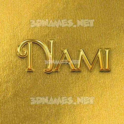 nami in All Gold style - 3D name wallpaper nami in All Gold style - 3D name wallpaper