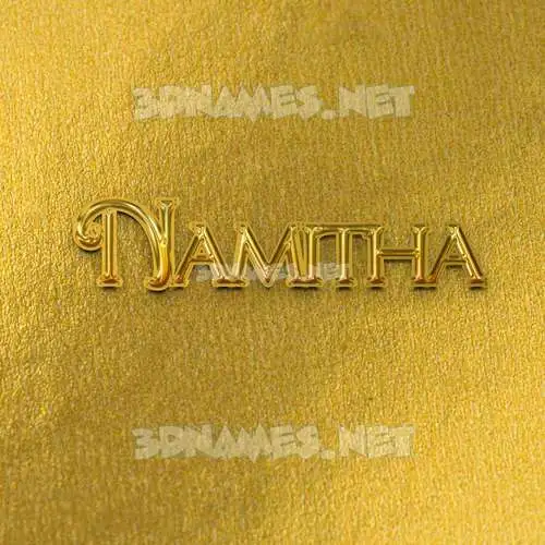 namitha in All Gold style - 3D name wallpaper namitha in All Gold style - 3D name wallpaper